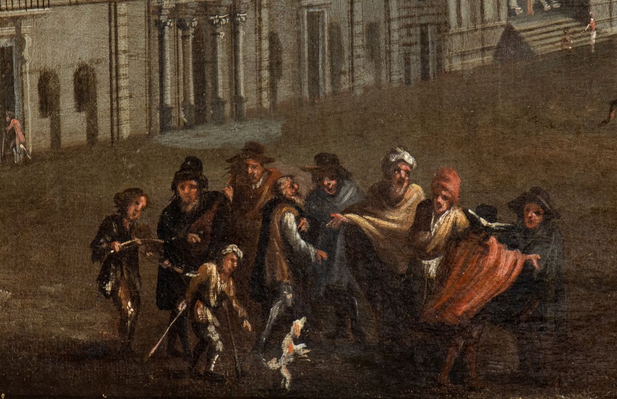 Artista Attivo a Roma, XVIII Secolo - Veduta di Piazza Navona