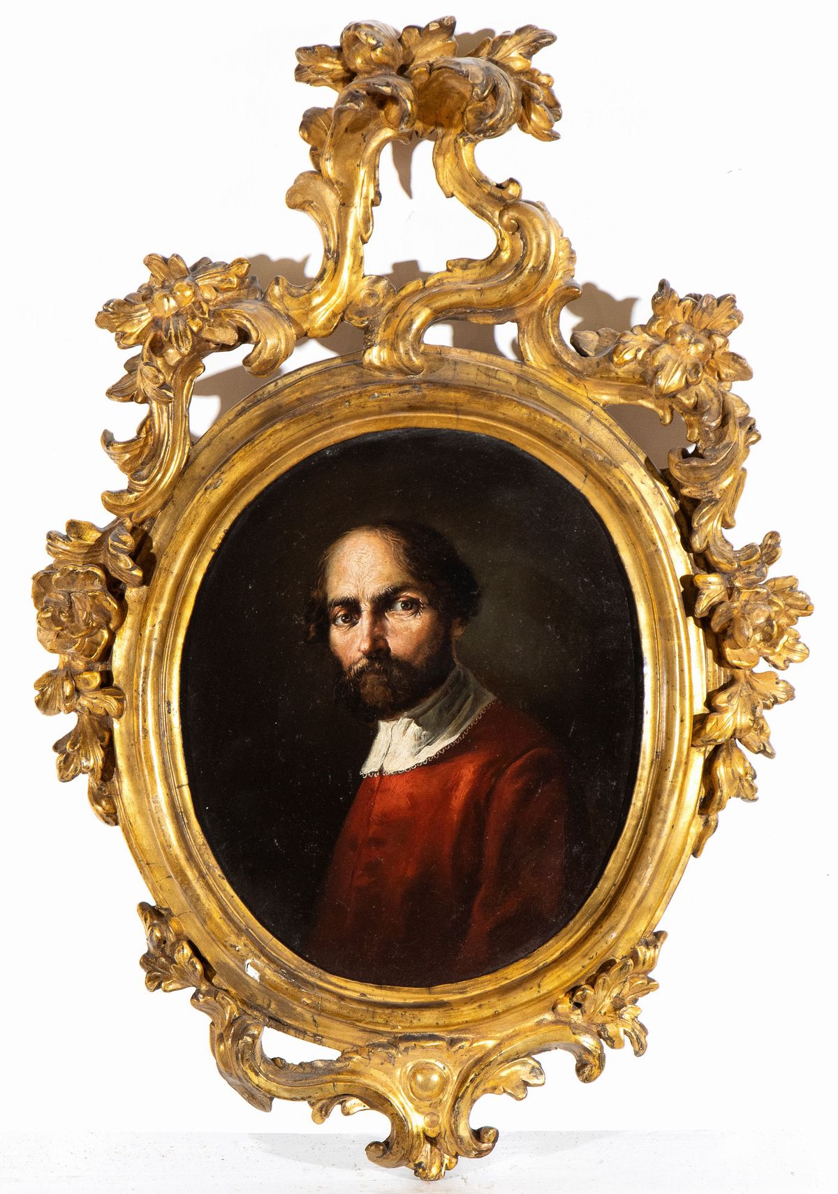 Artista Fiammingo, XVII Secolo - A) Ritratto Virile con Cappello Rosso; B) Ritratto Virile in Giu...