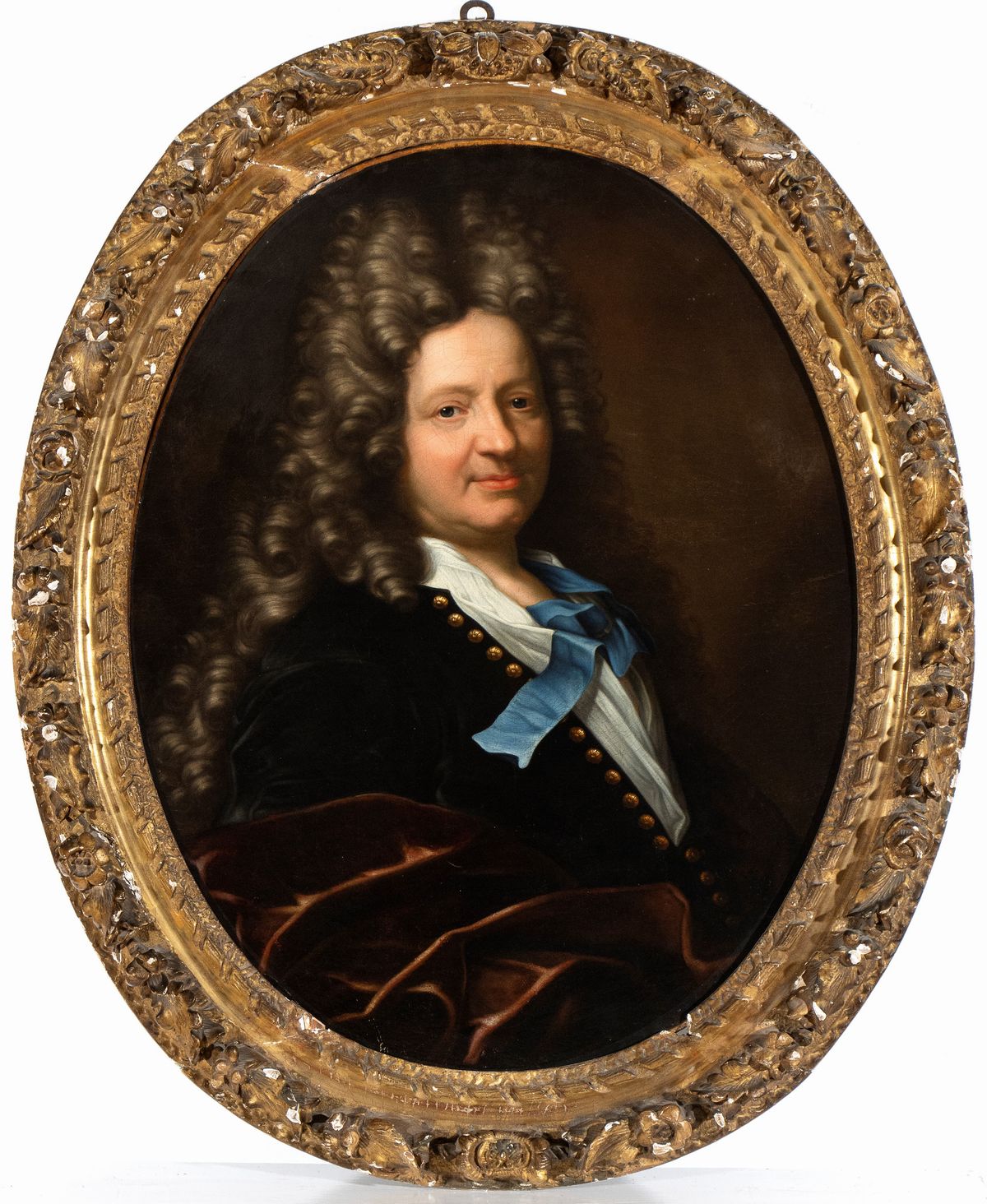 Nicolas De Largillière - Ritratto di Gentiluomo con Nastro Azzurro