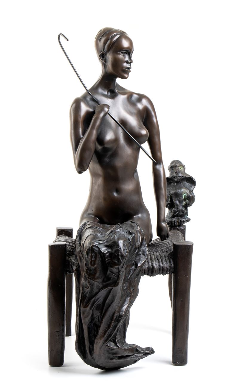 Ugo Attardi - Figura Femminile Seduta