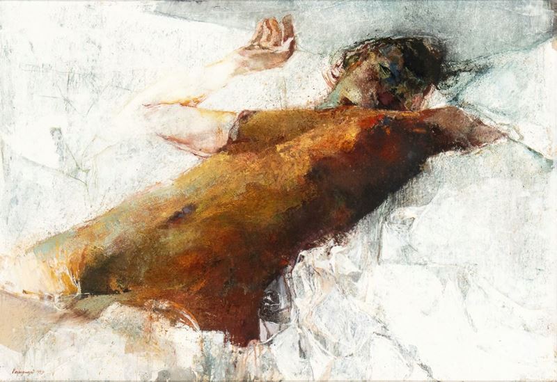 Renzo Vespignani - Nudo Femminile Sdraiato