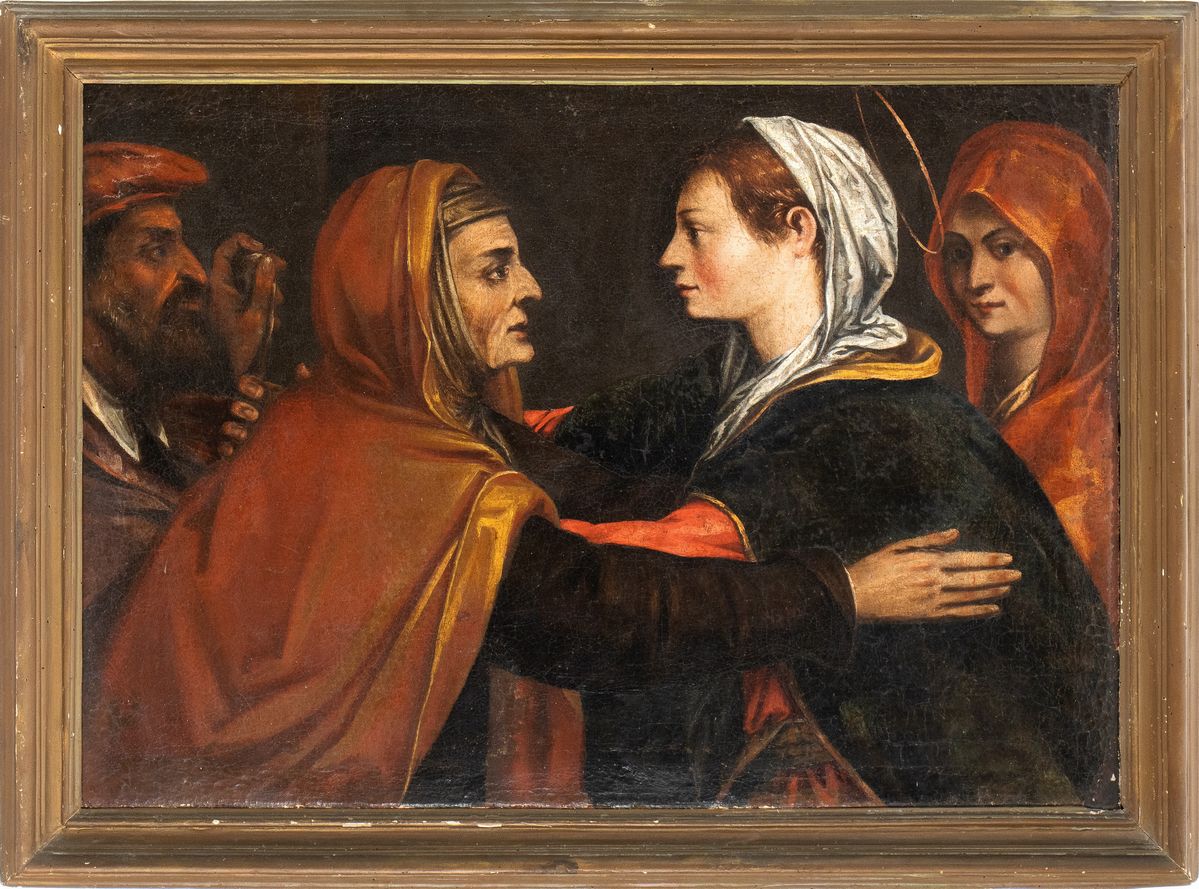 Artista Toscano, XVII Secolo - Visitazione