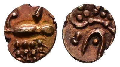 India. Stati Indipendenti. Veera Raya. Coorg XVII Secolo. Au; 0,3gr