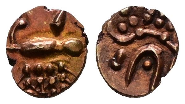 INDIA. Stati indipendenti. Veera Raya. Coorg XVII secolo. Au; 0,3gr