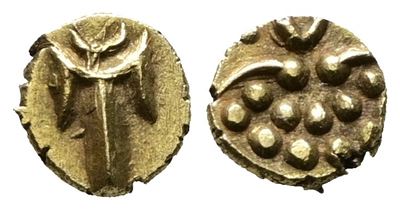 India. Indipendent States. Maratha Fanam. Au 0,33