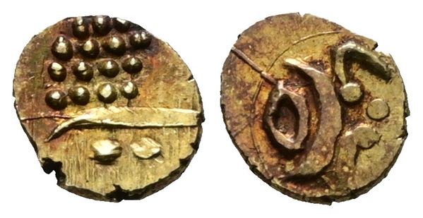 INDIA. Stati indipendenti. Veera Raya. Coorg XVII secolo. Au; 0,3gr