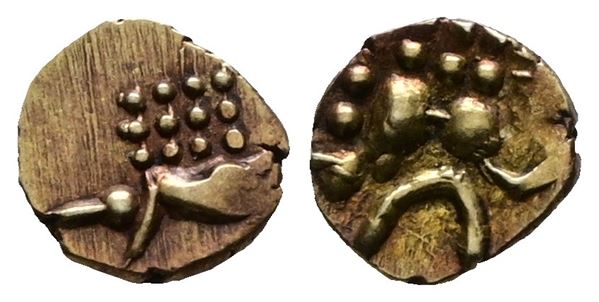 INDIA. Stati indipendenti. Veera Raya. Coorg XVII secolo. Au; 0,3gr