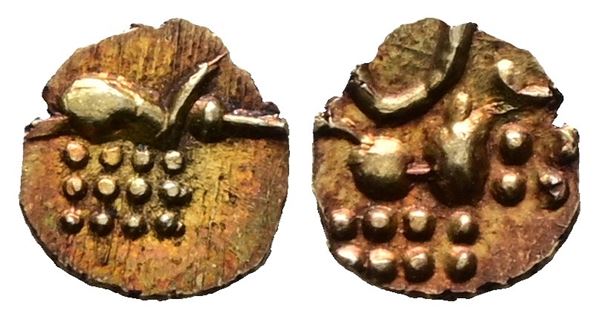 INDIA. Indipendent States. Cochin. Fanam XVII sec. Au. 0,17gr.