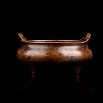 Incensiere Tripode in Bronzo