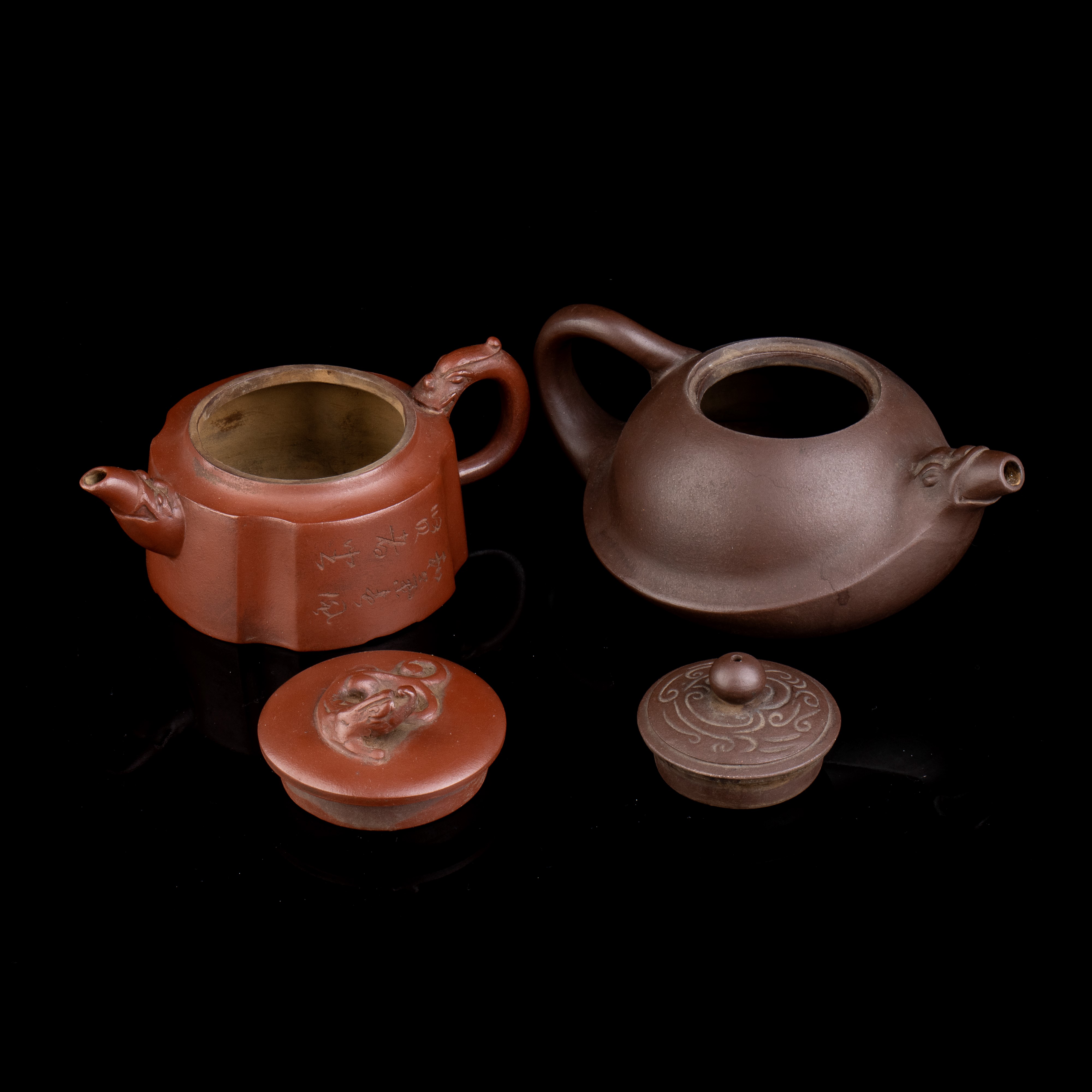 Due Teiere in Ceramica Yixing
