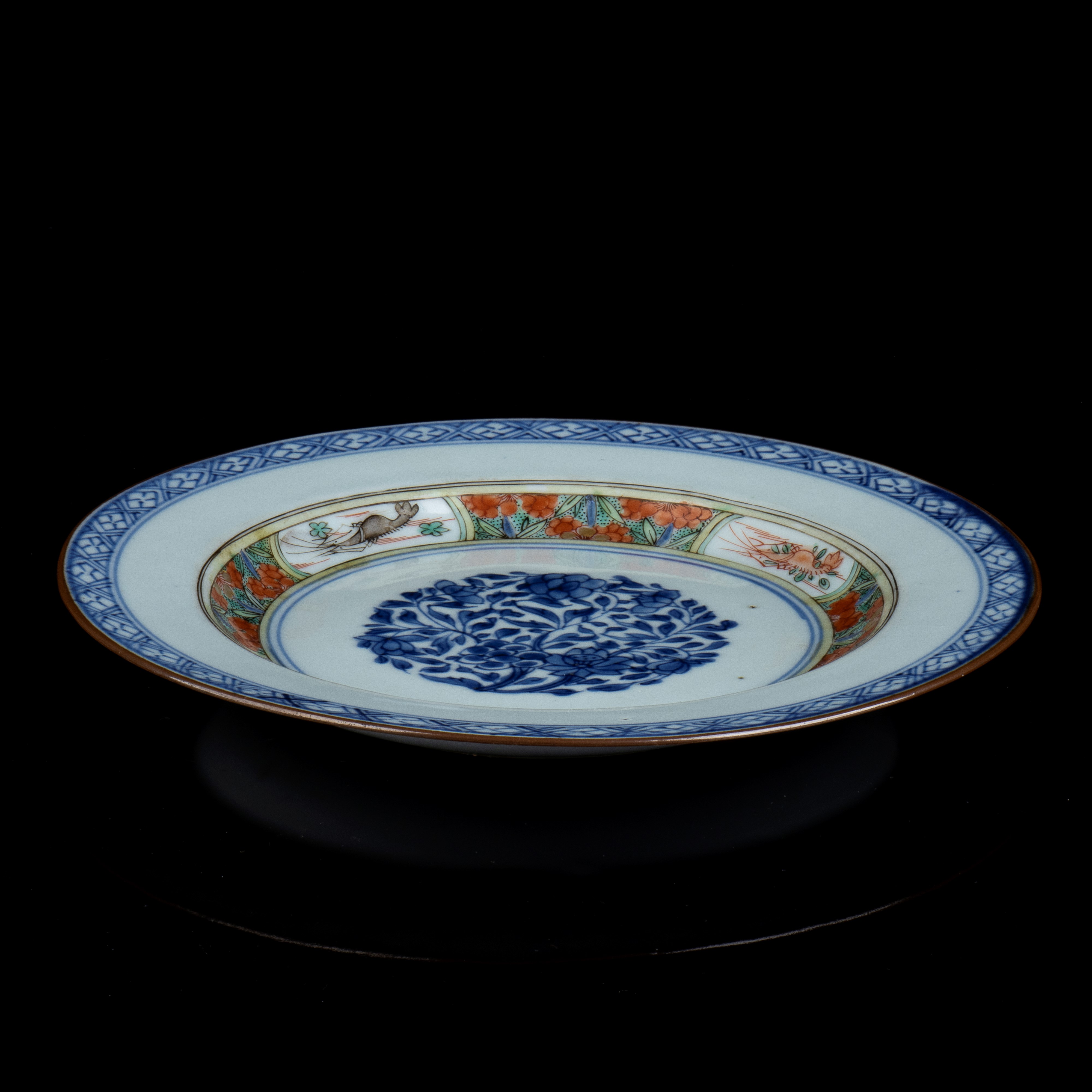 PIATTO IN PORCELLANA 'FAMIGLIA VERDE'