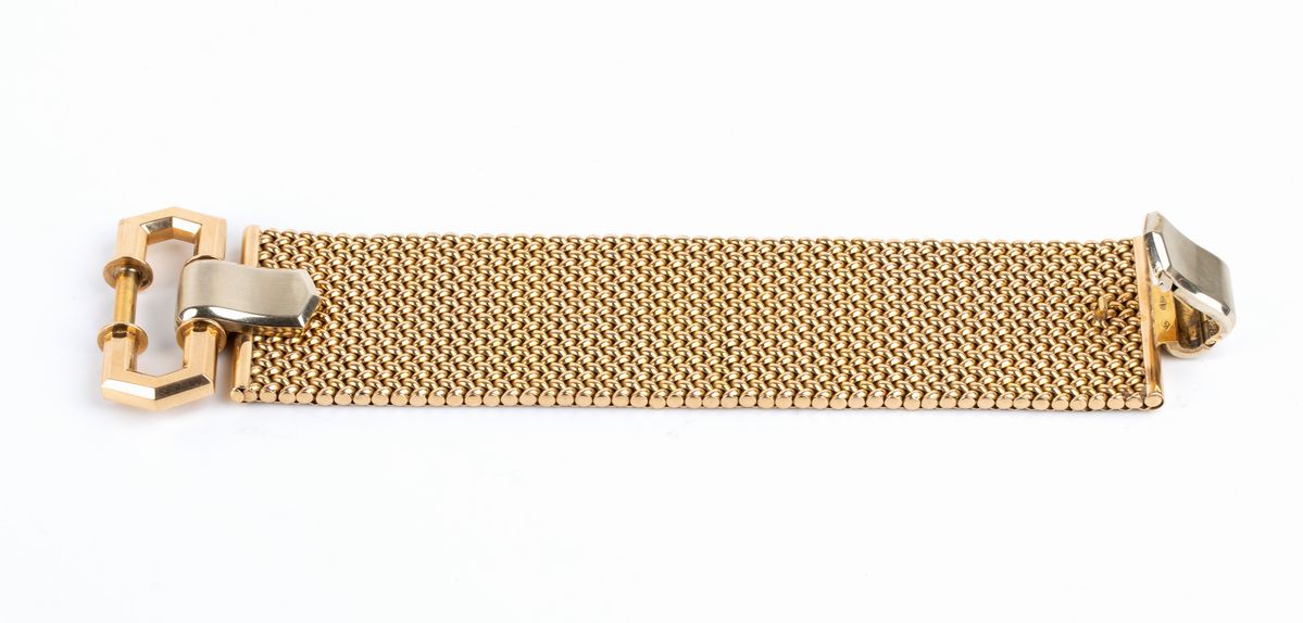 REPOSSI: bracciale a fascia in oro - Italia anni '40
