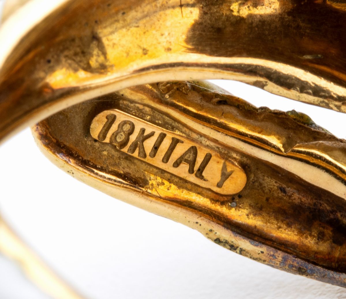 Anello "volpe" in Oro e Smalti