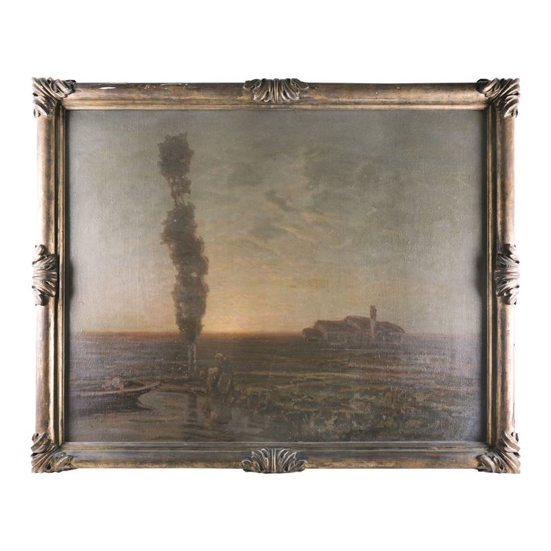Francesco Sartorelli - Scorcio di Paesaggio di Laguna Veneta