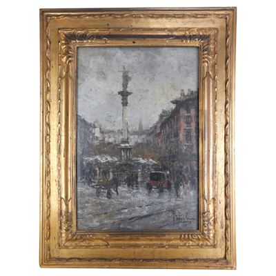 Veduta di Piazza della Vetra a Milano