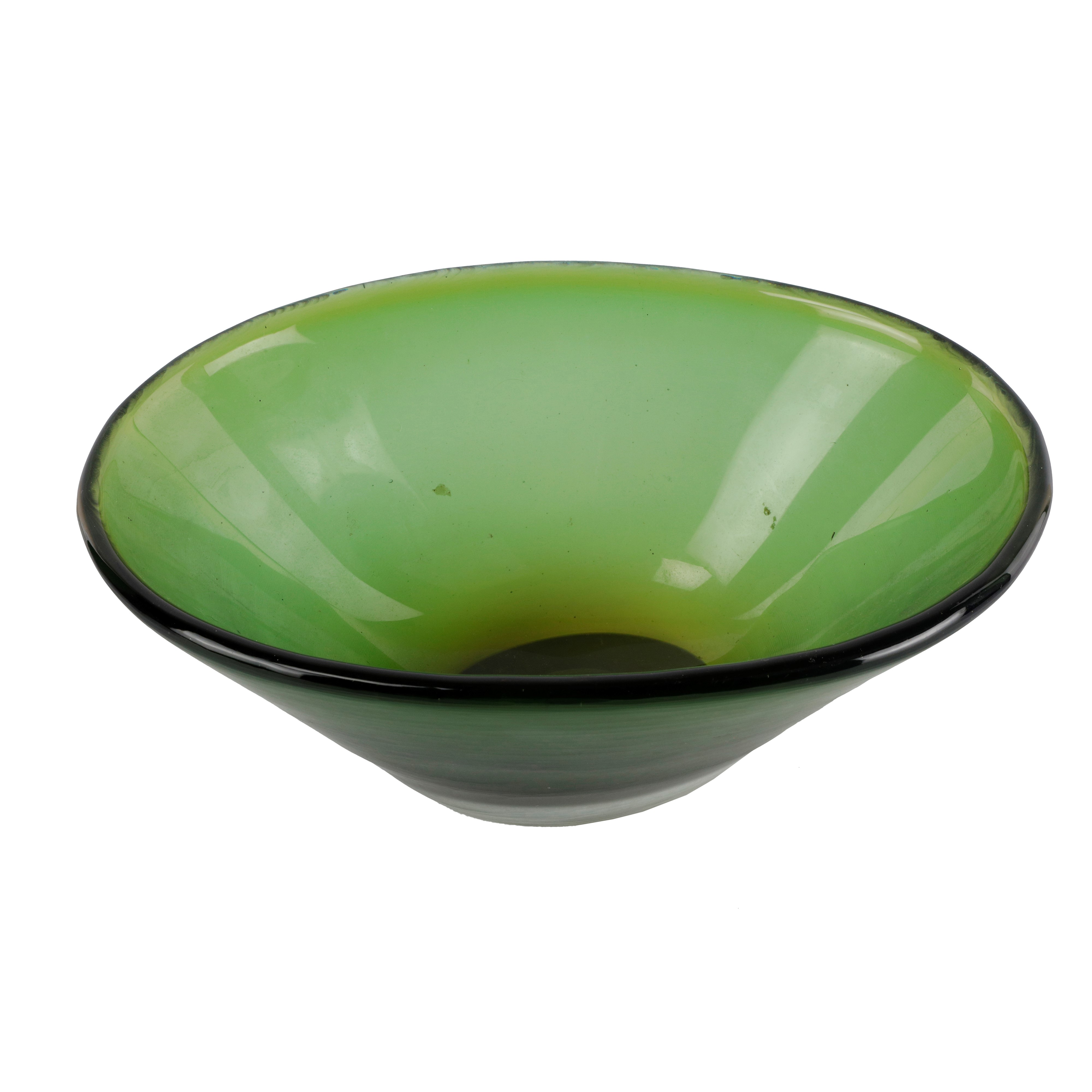 Venini - Centrotavola in Vetro Verde