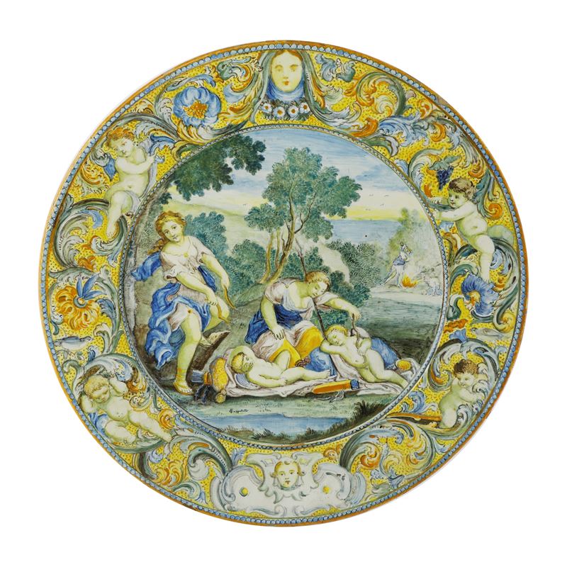 Fedele Cappelletti - Piatto in Ceramica da Parata