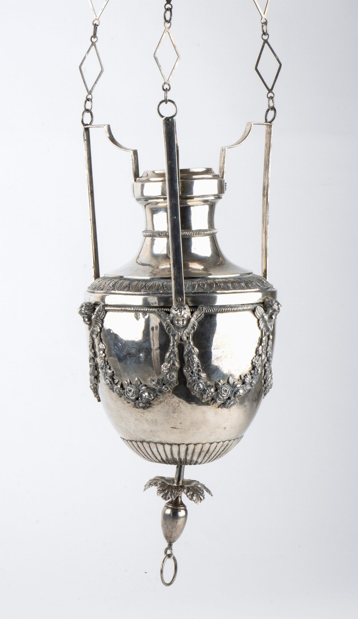 Vincenzo II Belli - Coppia di Grandi Lanterne in Argento