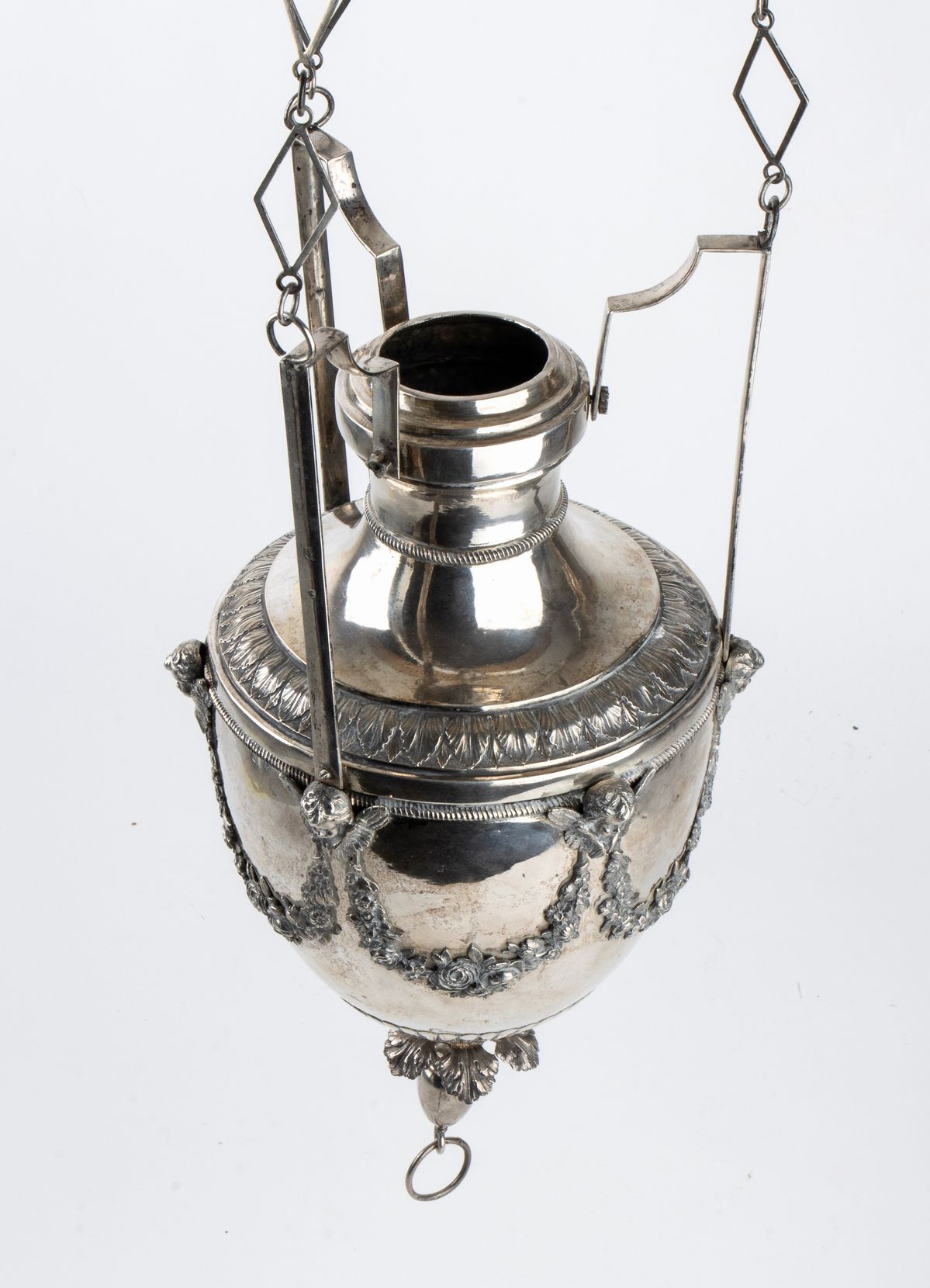 Vincenzo II Belli - Coppia di Grandi Lanterne in Argento