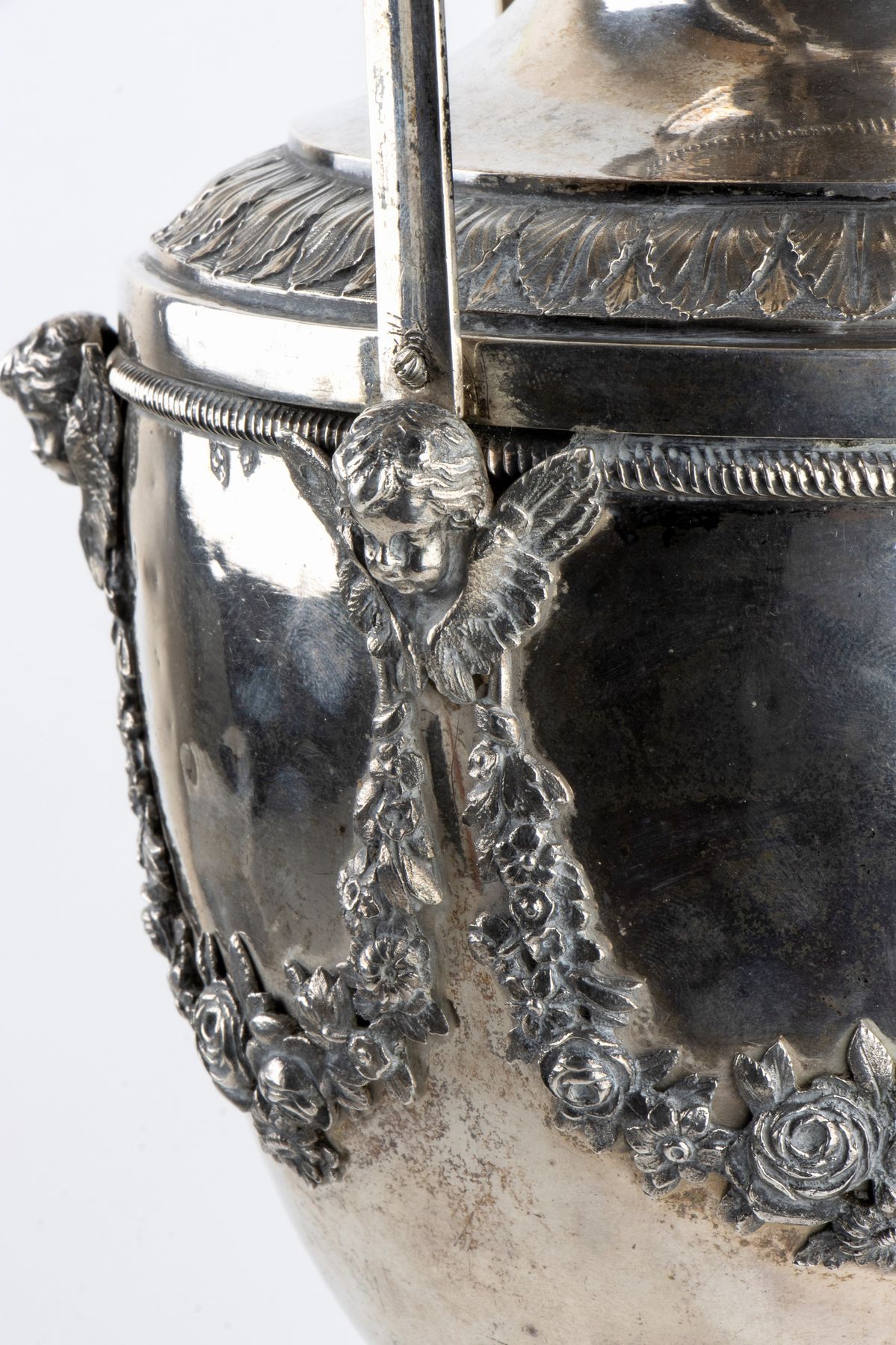 Vincenzo II Belli - Coppia di Grandi Lanterne in Argento