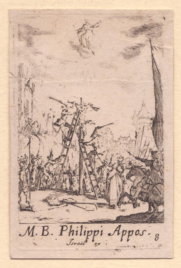 Jacques Callot : M. B. Philippi Appos. (Martyrdom of Saint Philip)  - Auction Old Master and Modern Prints, Matrices, Maps, Photography - Bertolami Fine Art - Casa d'Aste