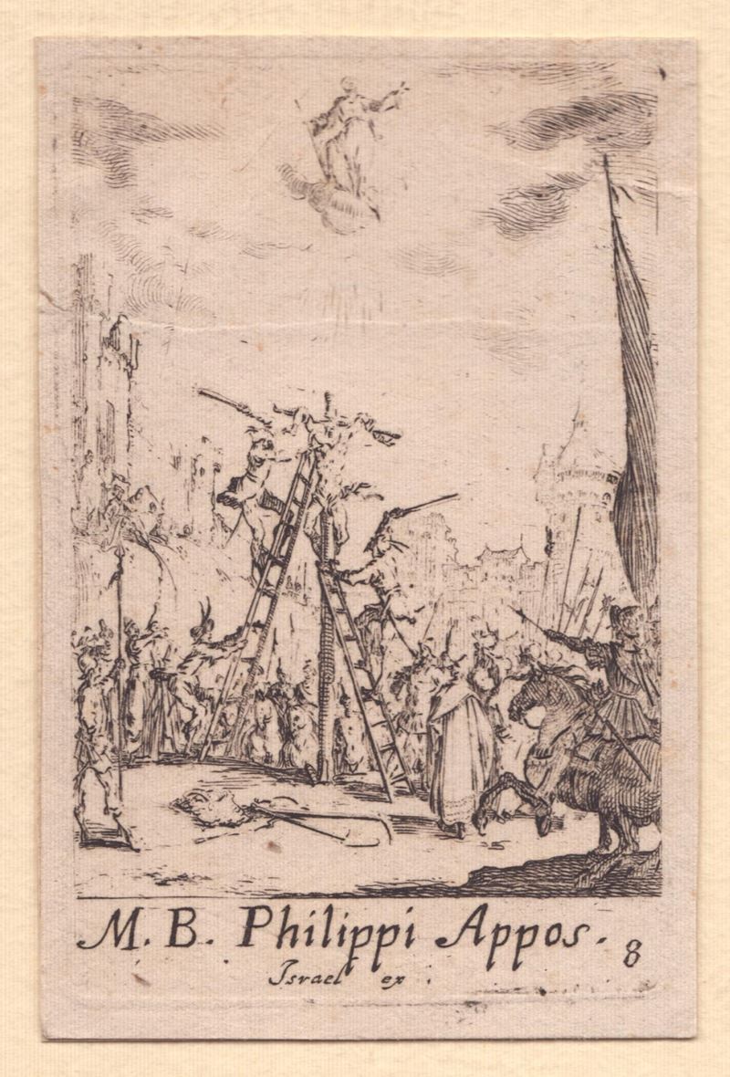 Jacques Callot - M. B. Philippi Appos. (martirio di San Filippo)