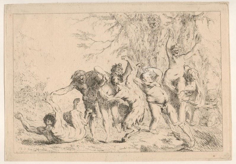 Louis féLIX De la Rue - Scena Baccanale