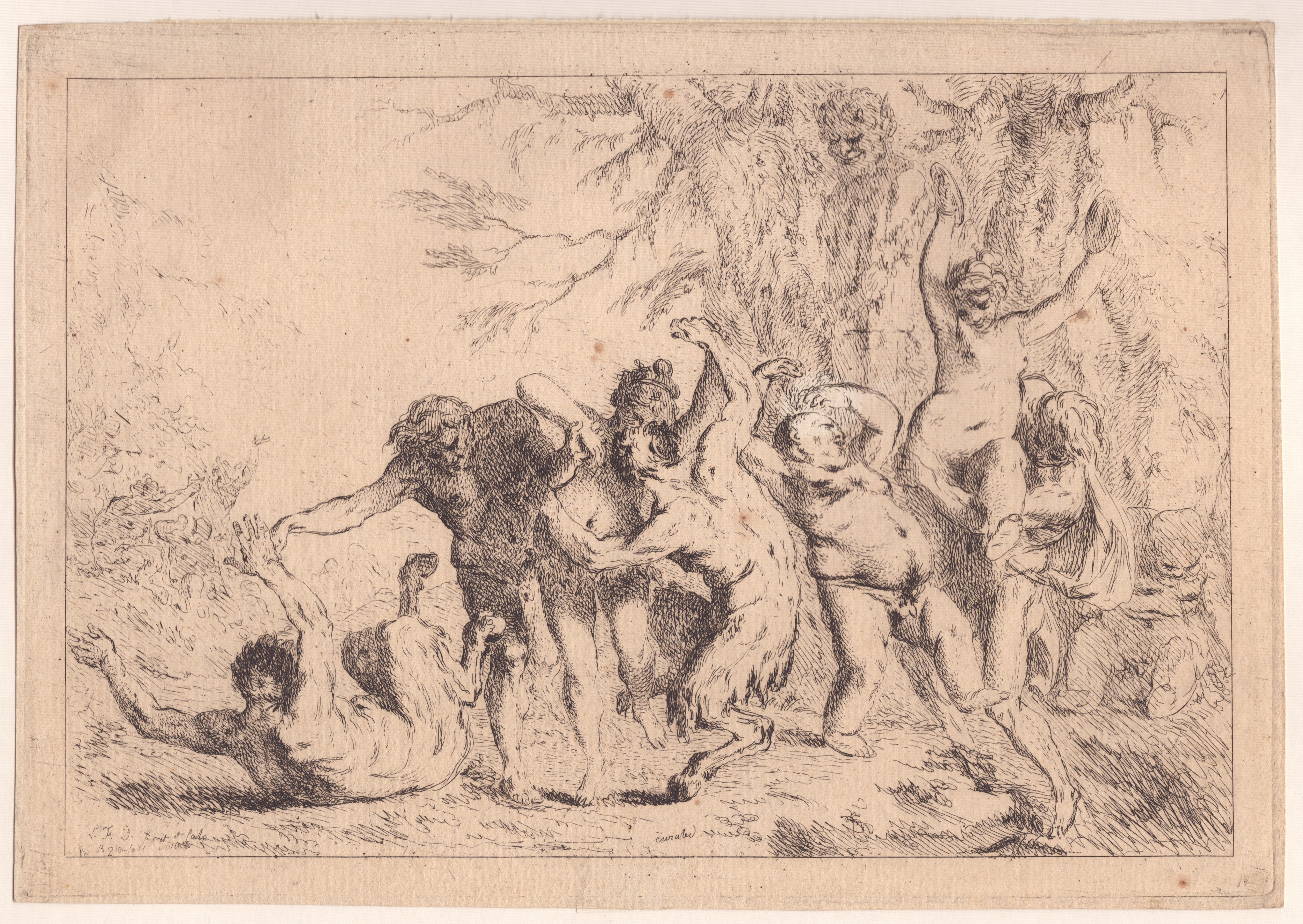 Louis féLIX De la Rue - Scena Baccanale