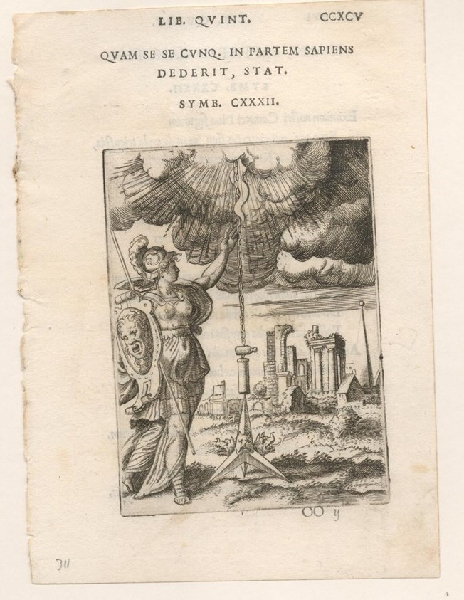 Giulio Bonasone - Quam se se Cunq. in Partem Sapiens Dederit, Stat