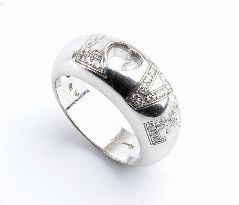 CHOPARD: anello in oro e diamanti