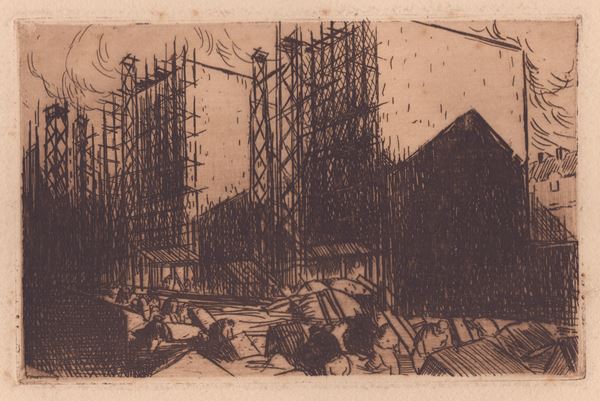 Jean Julien Lemordant - Maisons en construction