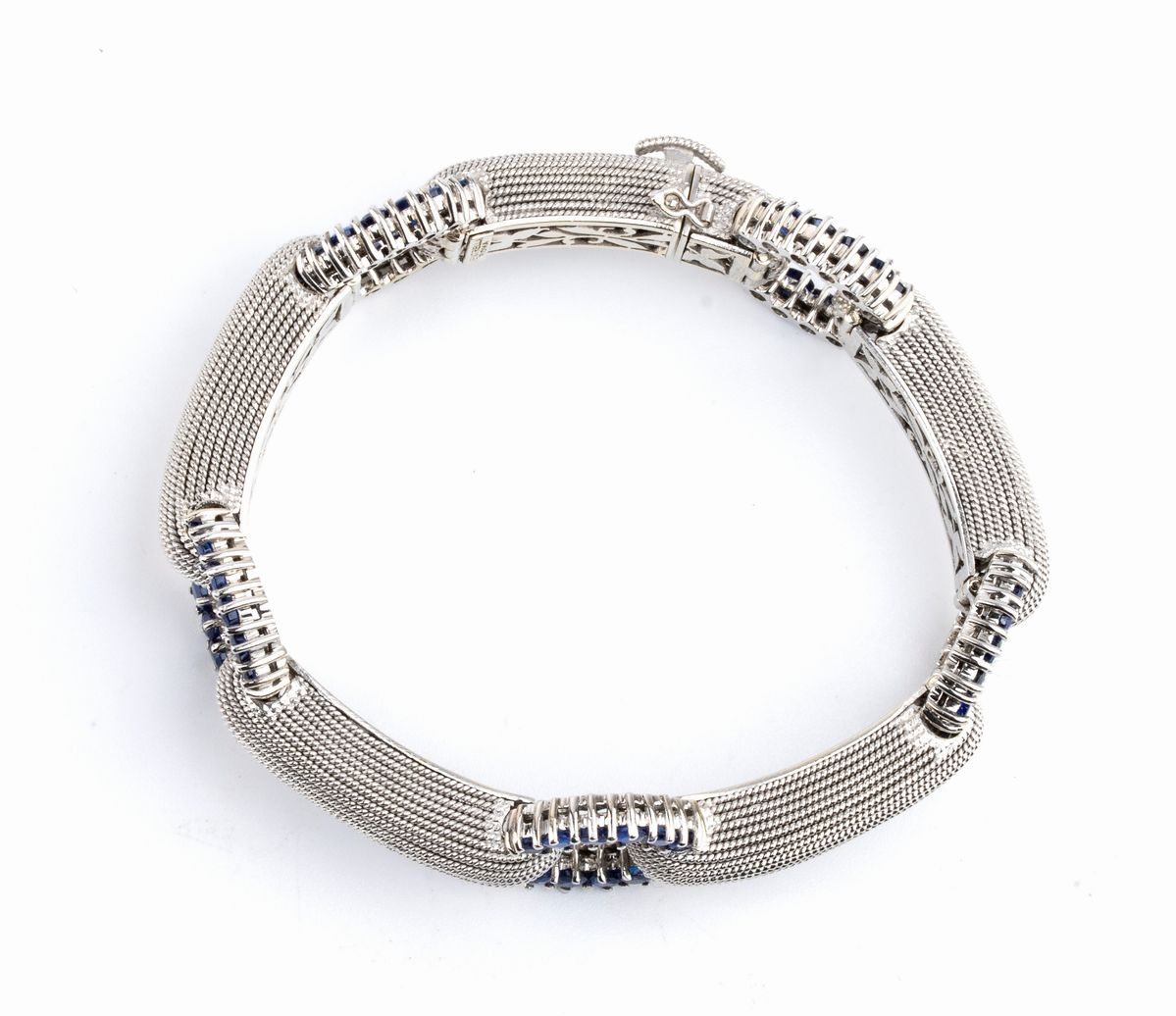 VENTRELLA: bracciale in oro con zaffiri