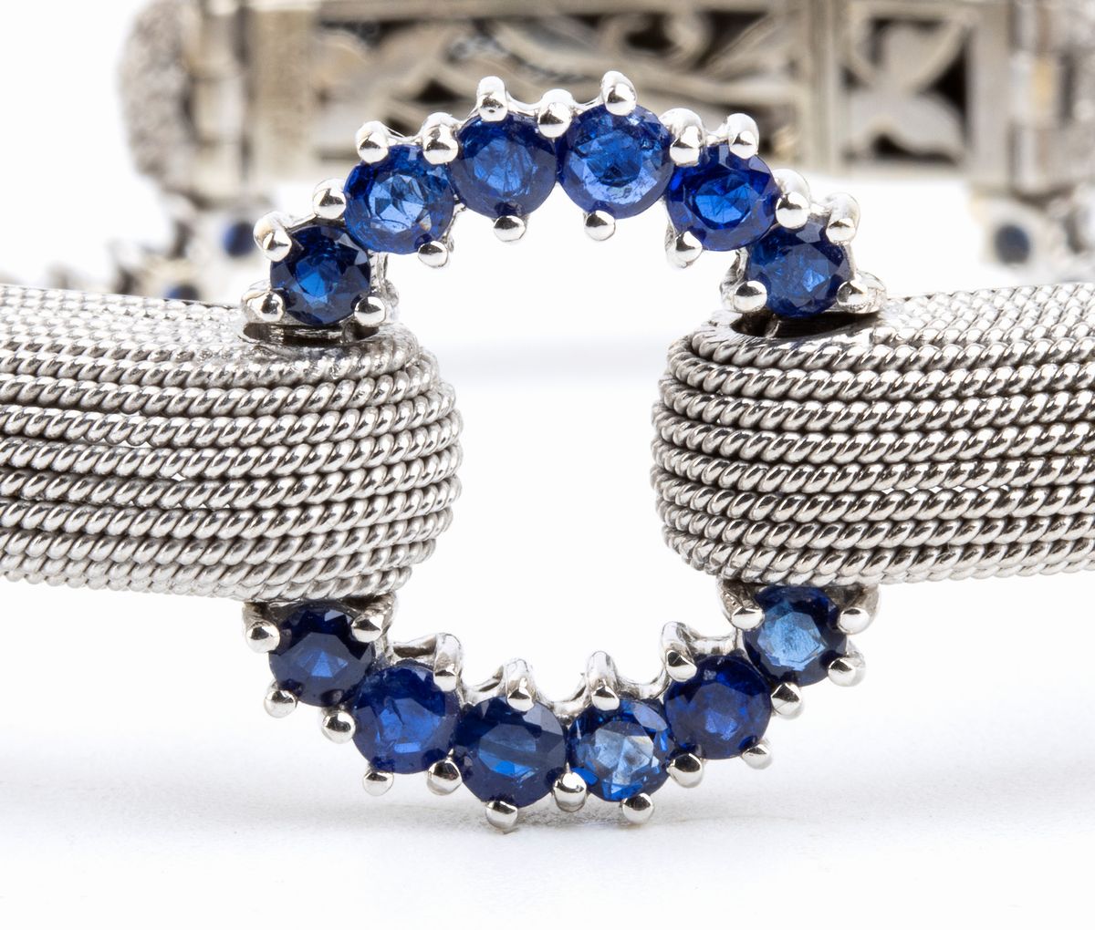 VENTRELLA: bracciale in oro con zaffiri