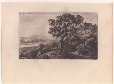 Paesaggio con le Case sulla Colina