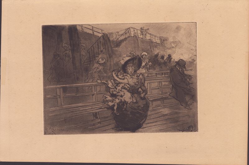 Auguste Lepère - Imbarco