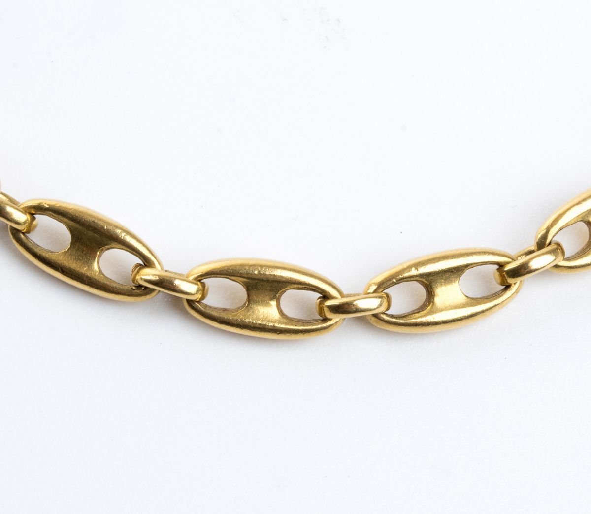 POMELLATO: lungo girocollo a maglia marinara in oro