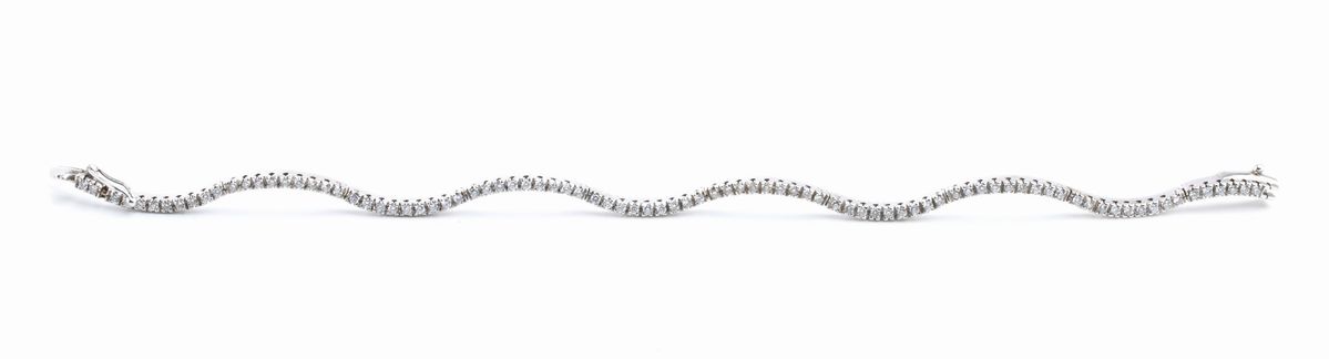Bracciale Tennis con Diamanti