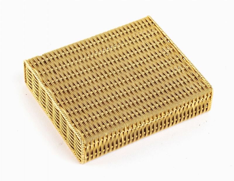 TIFFANY SCHLUMBERGER: scatola francese in oro