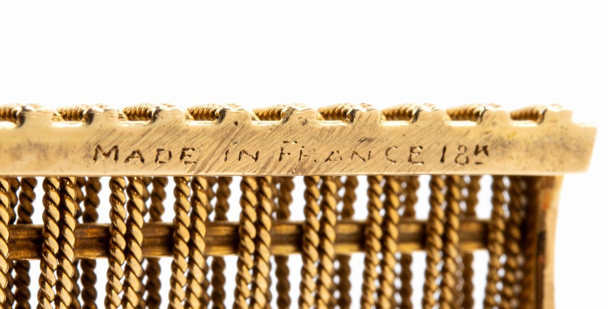 TIFFANY SCHLUMBERGER: scatola francese in oro