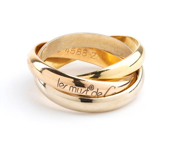 LE MUST DE CARTIER: anello Trinity in oro