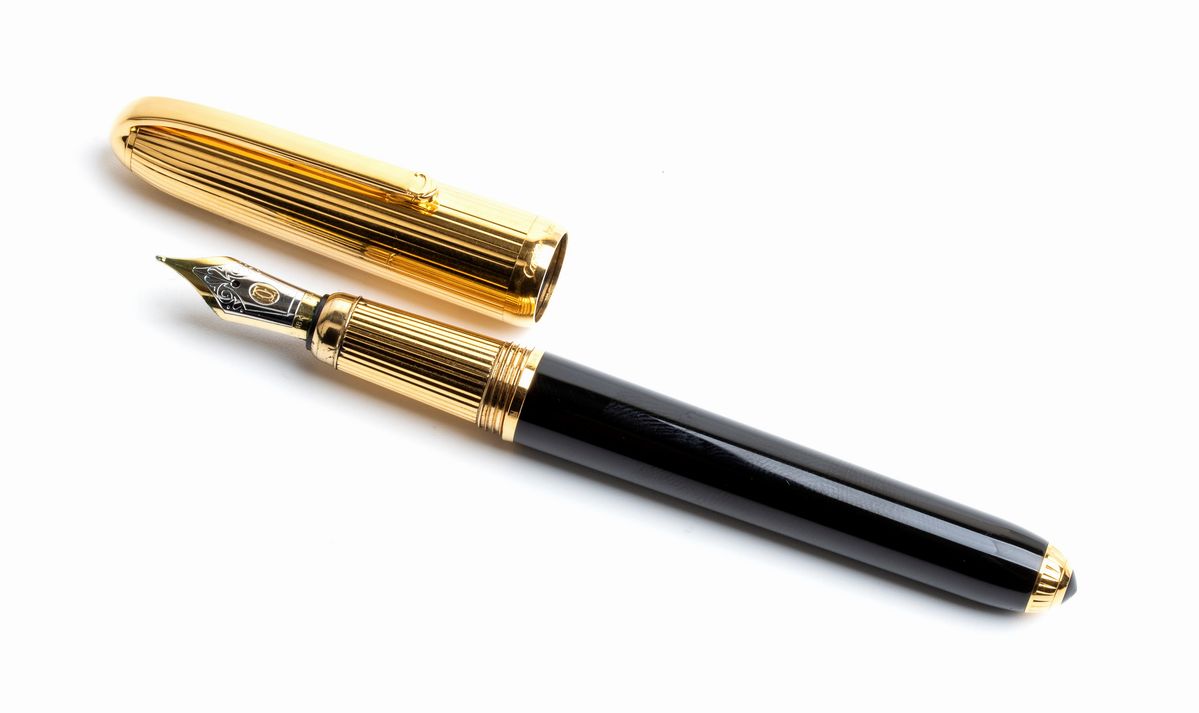 Le Must De Cartier: Penna Stilografica Phantere, Pennino in Oro 18k