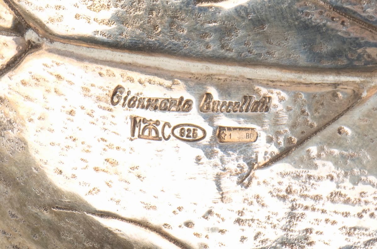 Gianmaria Buccellati: Ciotola Foglia Nocciolo in Argento