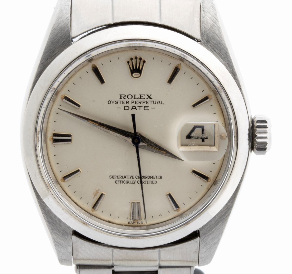 Rolex Oyster Perpetual Date: Orologio da Polso in Acciaio Ref. 1500, 1960