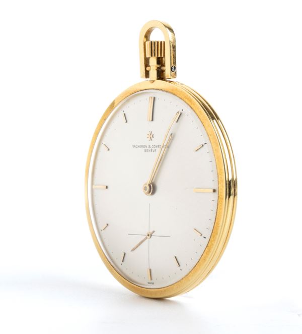 VACHERON CONSTANTIN 18k gold pocket watch circa 1950 Auction