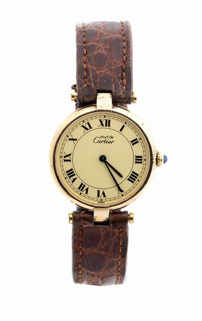 Le Must De Cartier: Orologio in Argento Vermeille