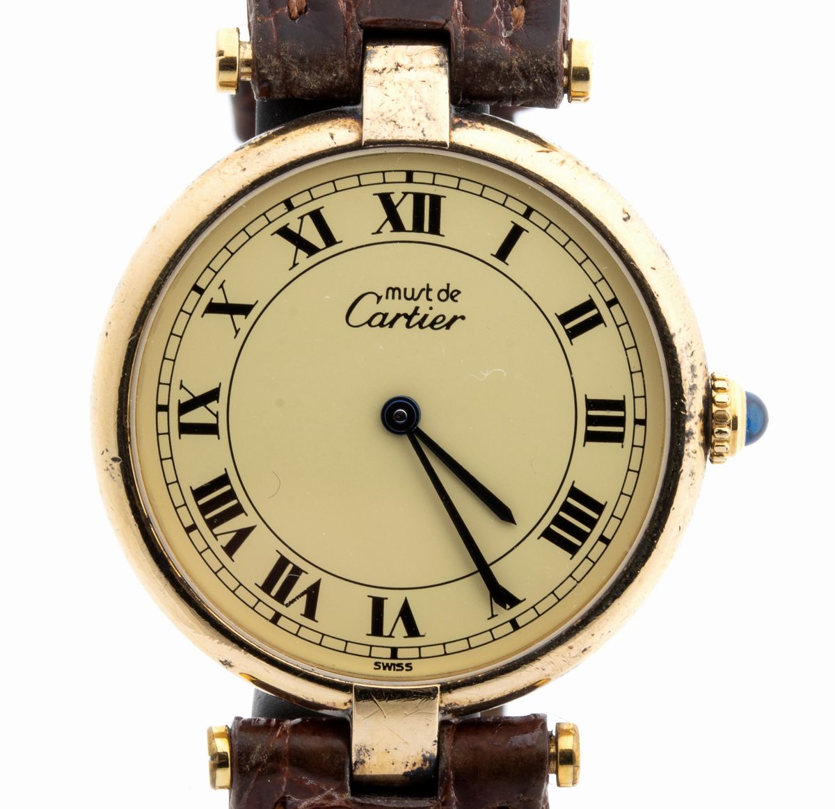 Le Must De Cartier: Orologio in Argento Vermeille