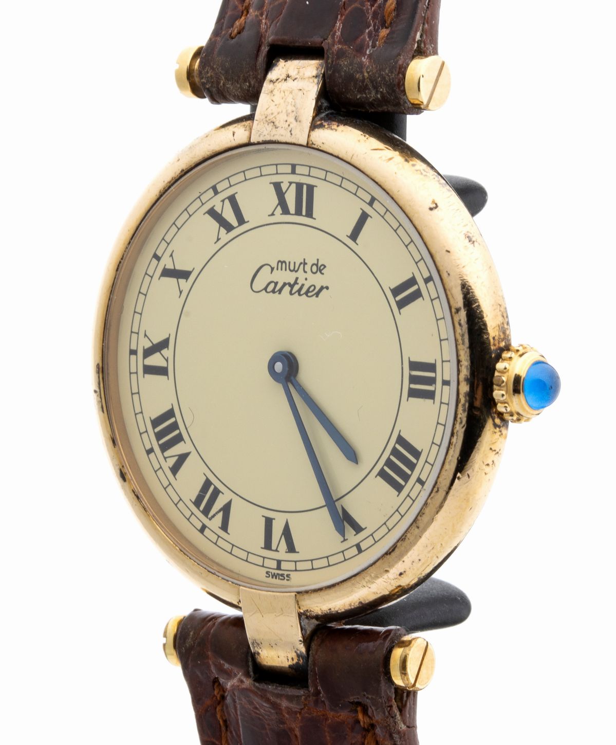 Le Must De Cartier: Orologio in Argento Vermeille
