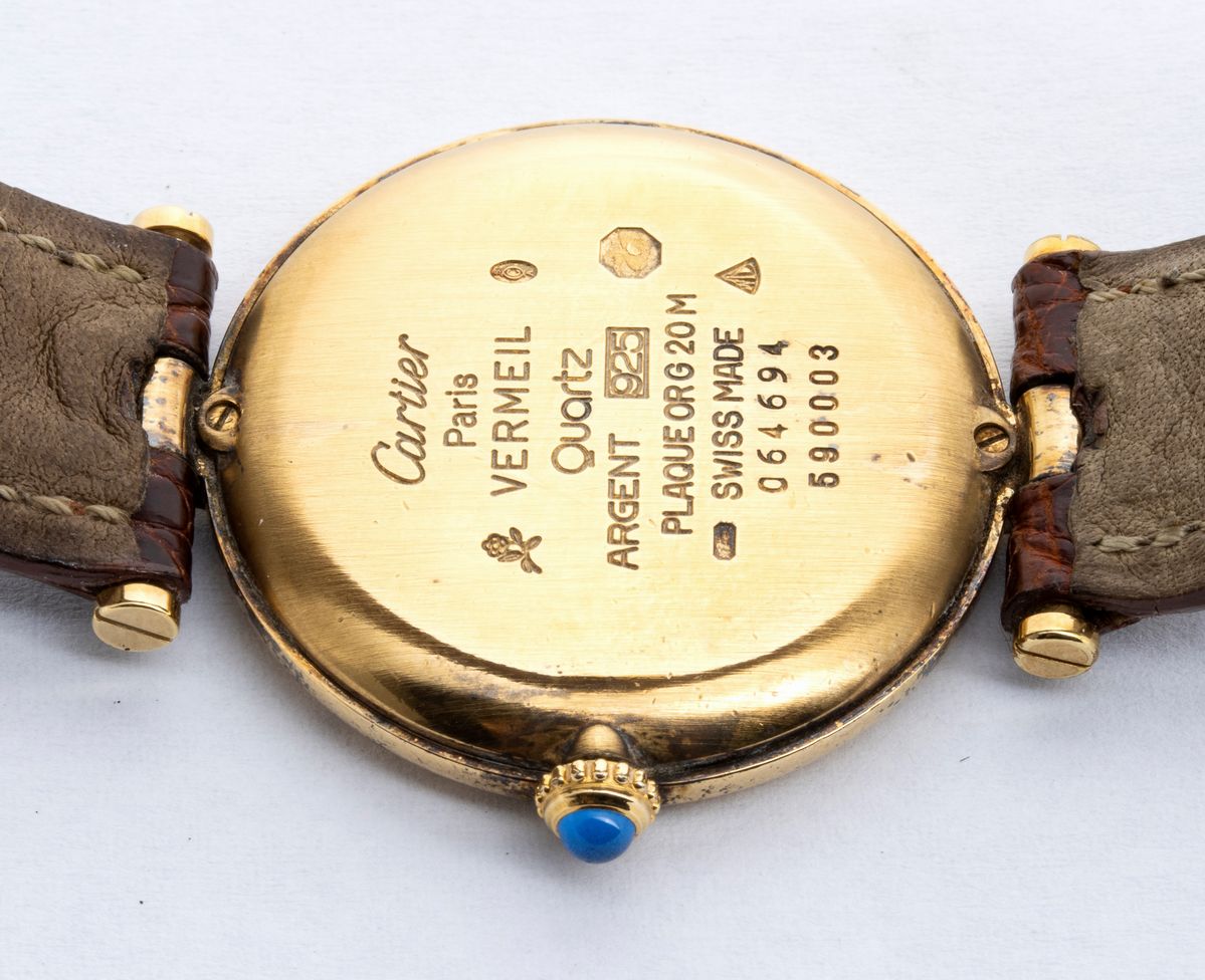 Le Must De Cartier: Orologio in Argento Vermeille