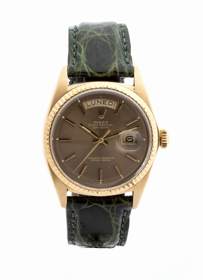 Rolex Day-date: Raro Orologio da Polso Full Set in Oro 18k Ref. 1803, 1969