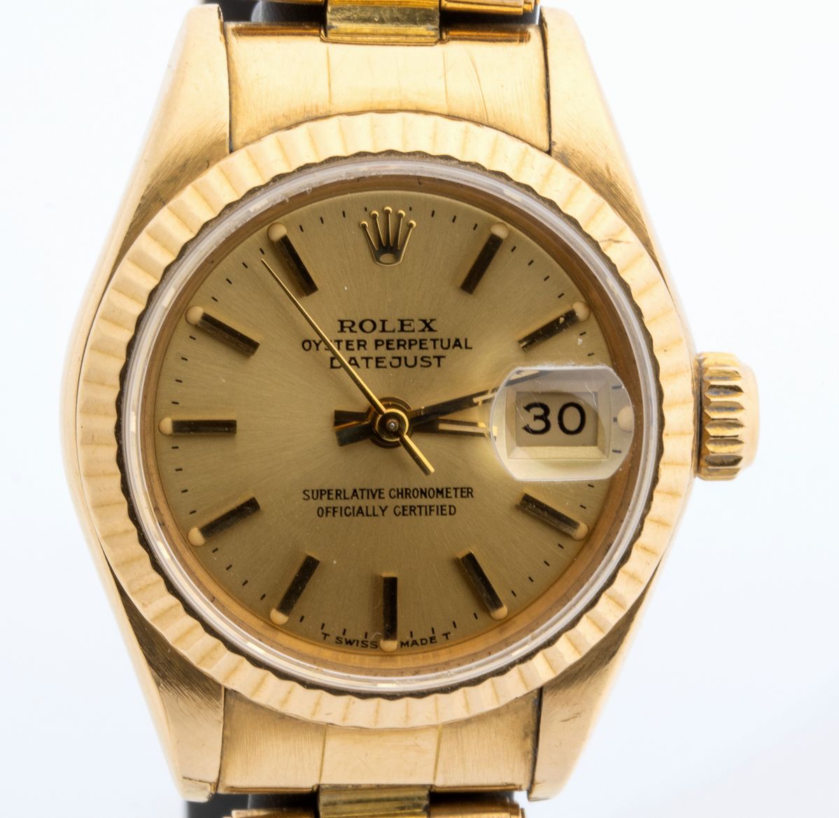 Rolex Oyster Perpetual Date Just: Orologio da Polso Donna in Oro 18k Ref. 69178, 1984